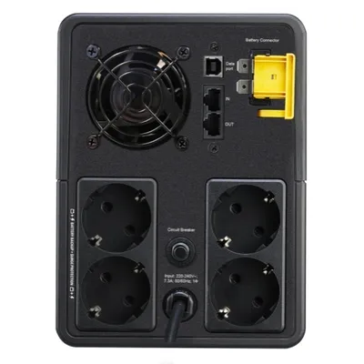 Источник бесперебойного питания APC Back-UPS 1600VA/900W, 230V, AVR, 4 Schuko Sockets, USB, 1 year warranty