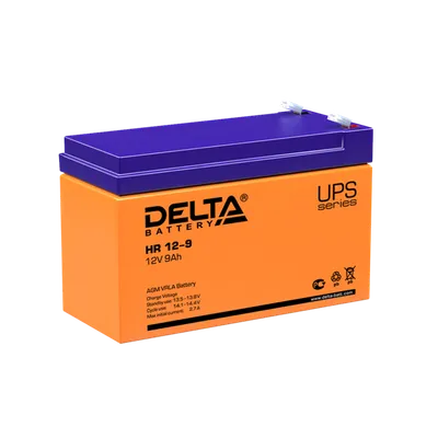 Аккумуляторная батарея Delta Battery HR 12-9, 12V, 9Ah