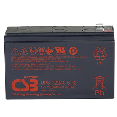 АКБ CSB Аккумуляторная батарея для ИБП (12V/5Ah)