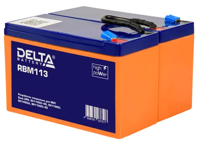 Батарейный картридж DELTA Battery RBM113, 24V, 12Ah, аналог RBC113