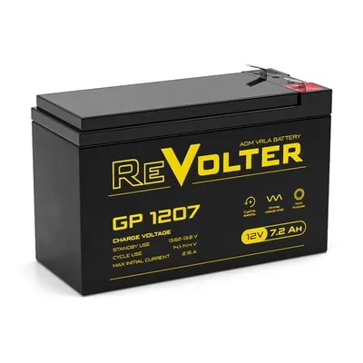 Аккумуляторная батарея DELTA Battery GP 1207, 12В, 7,2Ач