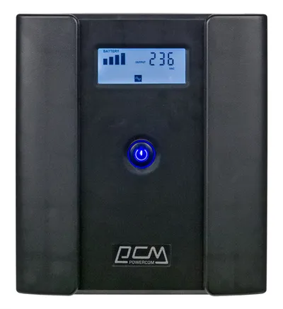ИБП Powercom RPT-1500AP-LCD-NC2, Line-Interactive, 1500VA/900W, 4×Schuko, LCD