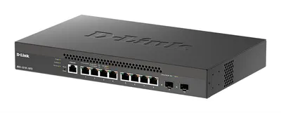 Коммутатор D-Link DXS-1210-10TS/B2A, L2+, 8×10GbE, 2×10G SFP+