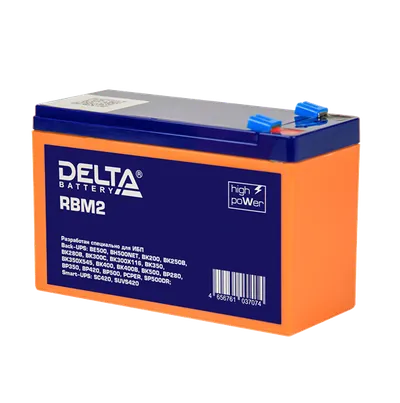 Аккумулятор DELTA Battery RBM2, 12В, 7.2Ач, для ИБП APC