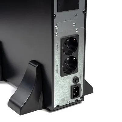 Источник бесперебойного питания Бастион 8762 SKAT-UPS 1000-RACK-ON P3 - 1000 Вт, On-Line, синус, внешн. АКБ 24В, 2хSchuko