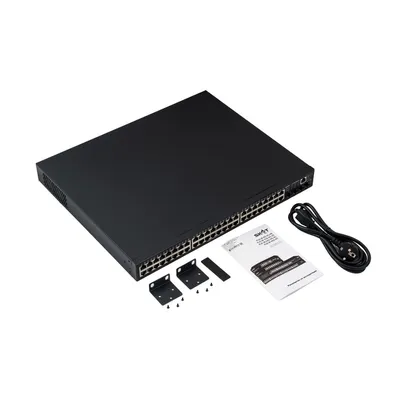 SKAT PoE-M-48G-4S управляемый L2+ коммутатор PoE Plus, 800Вт, порты: 48-Ethernet, 4-SFP