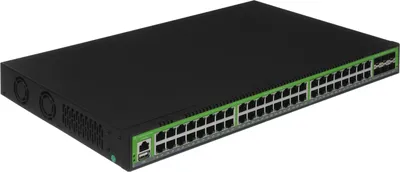 Коммутатор Digma DSP848G-6S+R700, 48×1GbE PoE+, 6×10G SFP+, L3