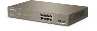 Коммутатор IP-COM G3310F Коммутатор управляемый, 8 портов 8x1 Гбит/с, SFP 2x1 Гбит/с, настенный