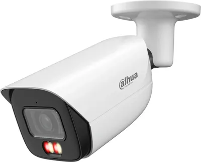 IP-камера Dahua DH-IPC-HFW3449EP-S-IL-0360B, уличная цилиндрическая, 4Мп, объектив 3.6мм, ИК 50м