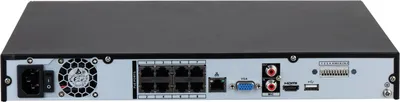 Видеорегистратор Dahua DHI-NVR4208-8P-EI, 8-канальный, PoE, 4K/H.265+, ИИ