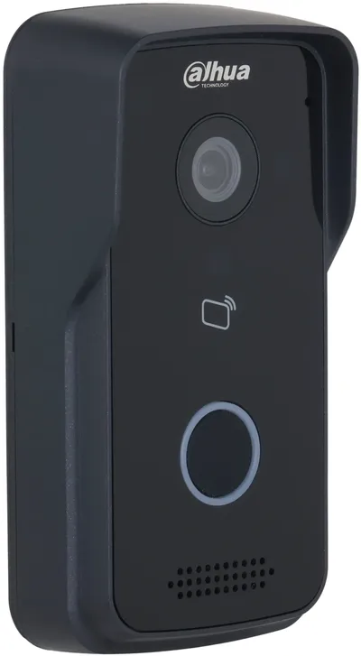 Вызывная панель Dahua DHI-VTO2111D-P-S3, 2Мп, WDR, IP65, черная