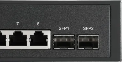 Коммутатор TP-Link SG2210MP, 8×1GbE PoE+, 2×SFP, PoE 150 Вт, L2+