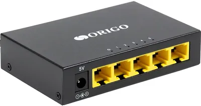 Коммутатор ORIGO OS1205/A1A, 5×100Мб, неуправляемый
