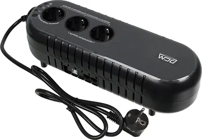ИБП Powercom WOW-700U, OffLine, 700VA/350W, 3×Schuko, USB