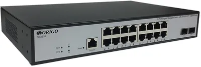 Коммутатор ORIGO OS3218/A1A, L3, 16×GbE, 2×10G SFP+