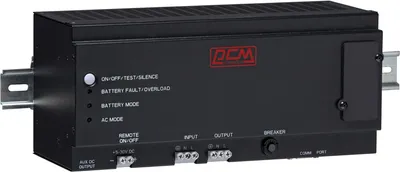 ИБП Powercom DRU-500, 500ВА/300Вт, DIN-рейка, резервный