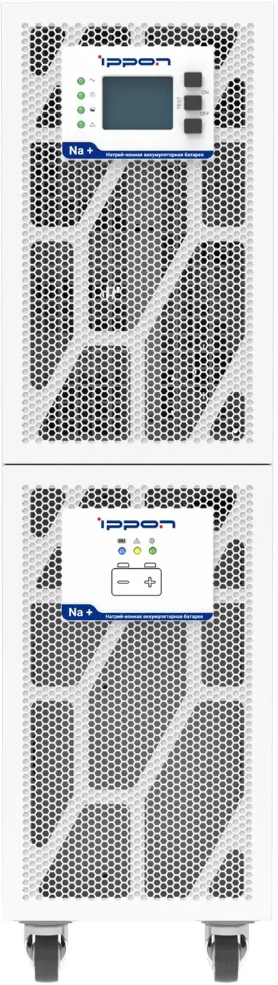 ИБП Ippon 2151381, On-Line, 6000ВА/6000Вт, Tower, LCD