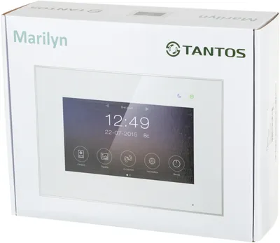 Монитор видеодомофона Tantos Marilyn HD Wi-Fi IPS (white)