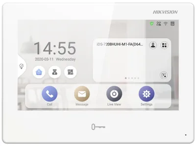 Видеодомофон Hikvision DS-KH9510-WTE1(B), 10.1" IPS, Android 10, PoE, Wi-Fi