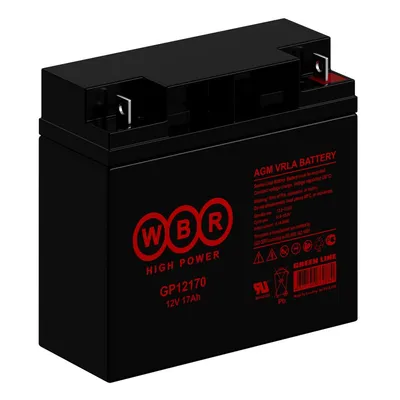 Аккумулятор WBR GP12170, 12В, 18Ач