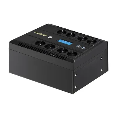 ИБП Exegate EX293858RUS, 1000ВА/650Вт, LCD, AVR, 8×Schuko