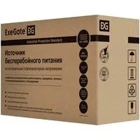 ИБП Exegate EP244541RUS, 400ВА/240Вт, Line-Interactive, 2×Schuko