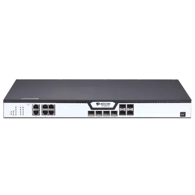 OLT BDCOM GP3600-04L-2AC с 4 портами GPON (SFP), 4 комбо-портами, 4хSFP, 4 SFP+, 2 БП АC