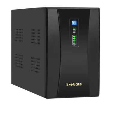 ИБП ExeGate EX292613RUS, 2200VA/1300W, LED, AVR, 2×Schuko, USB