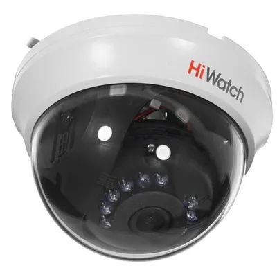 Камера аналоговая HiWatch DS-T591(C) (2.8 MM), 5Мп, 2.8 мм, ИК 20 м, купольная