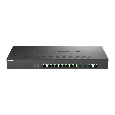 Коммутатор D-Link DMS-1250-12TP/A1A/6KV, L2, 8×2.5G PoE, 2×10GBase-T, 2×SFP+, 240W