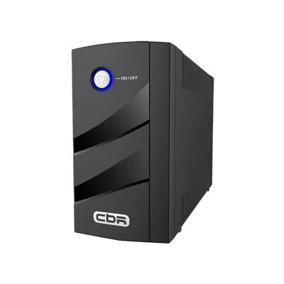 ИБП CBR ELN-675T-2F-LD, Line Interactive, 675VA/360W, 2×Schuko