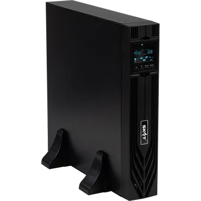 8769 Источник бесперебойного питания SKAT-UPS 2000-RACK-ON-4X9-E P3 2000ВА/2000 Вт, 2U, On-Line, синус, встр. АКБ 48В (4x9Ач), 8хC13, USB, RS232, RS485, параллельный порт, слот для карт (SNMP, реле), EPO, ШхГхВ 440х455х88, масса 22.7 кг