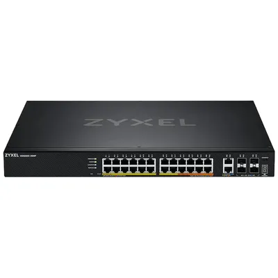 Коммутатор Zyxel XGS2220-30HP-EU0101F, L3, 24×1GbE PoE, 2×10GbE PoE++, 4×SFP+, 400W