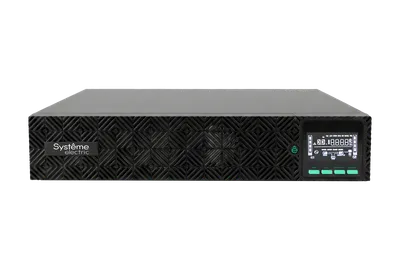 ИБП Systeme Electric SRVSE3KRIG2, 3000ВА/300Вт, On-Line, 2U, LCD