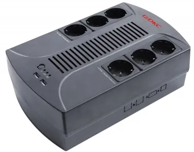 DKC INFOPDU800 Линейно-интеракт. ИБП ДКС Info PDU, 800 ВА/480 Вт, 1/1, 6xSchuko, USB для зарядки (2), USB  + RJ11, 1x8Aч