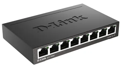 DGS-1008D/R1A - Неуправляемый коммутатор с 8 портами 10/100/1000Base-T, D-Link