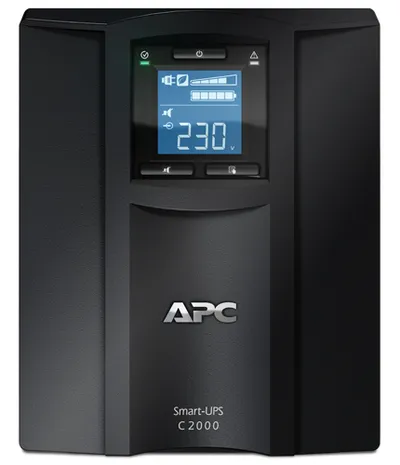 ИБП APC Smart-UPS C SMC2000I, 2000 ВА / 1300 Вт, 7×IEC