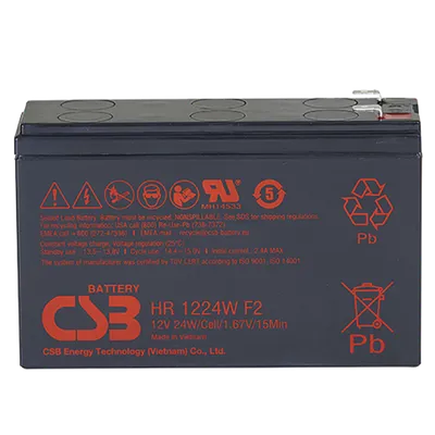 АКБ CSB Аккумуляторная батарея для ИБП (12V/6Ah)