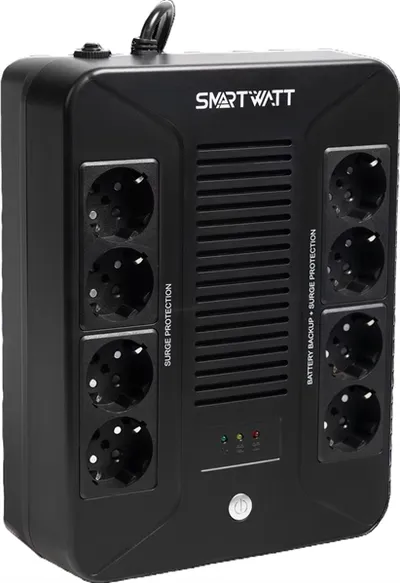 ИБП SMARTWATT UPS SAFE PRO 600, 600/360 ВА/Вт, линейно-интерактивный